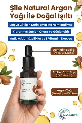 Argan Yağı 10 Ml - %100 Doğal Argan Yağı