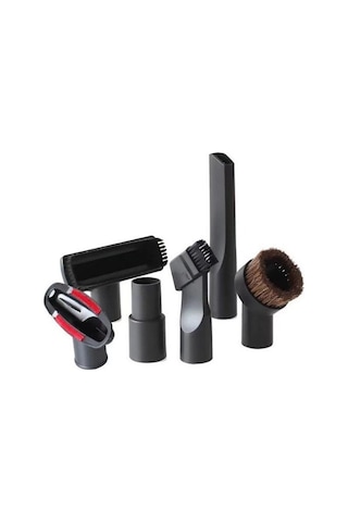 Teltree 32mm İç Çaplı Elektrik Süpürge Uyumlu Pp Materyalli 2'li Dairesel Fırça, Ev Temizliği İçin 6'lı Aksesuar Seti