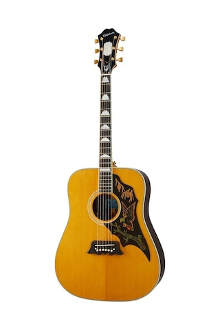 Epiphone Masterbilt Excellente Elektro Akustik Gitar Antique Natural Aged Gloss
