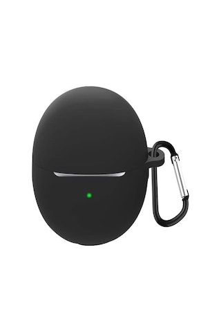 Microsonic Huawei Freebuds 5 Uyumlu Mat Silikon Kılıf Siyah