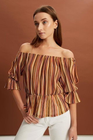 Alexandergardı Carmen Yaka Kol Detaylı Bluz B22-37900 001