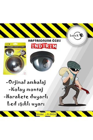 Lorex Lr-Sk04 Pilli Caydırıcı Dome Güvenlik Kamerası