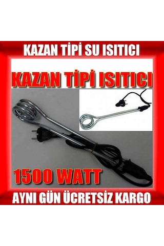 Kazan Tipi Su Isıtıcı Pratik Ve Kolay Daldırma Su Isıtıcı Kova Is N11.23