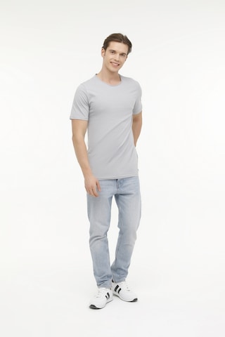 Kinetix M-Sn234 Bsc Raw Edge 4Fx Grı Erkek Kısa Kol T-Shirt 000000000101533125