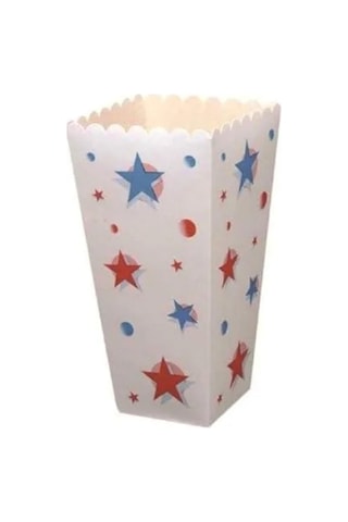 Büyük Karton Popcorn/mısır Kutusu, 50 Adet