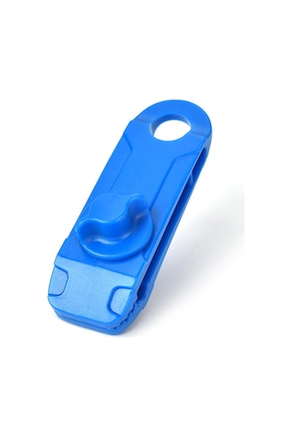 Shineyee Outdoor Kamp Mantar Kancası - Nilon Yapı, Güçlü Tutucu, Feneri/perde/çadır İçin Uygun, Mavi Renk, 1 Adet Mavi