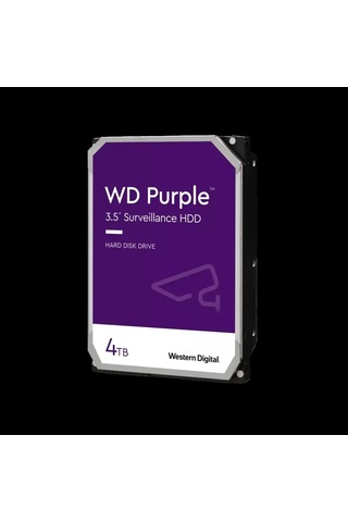 Wd Purple, Wd43purz, 3.5", 4tb, 256mb, 5400 Rpm, 7/24 Güvenlik, Hdd Türkiye Distribütörü Garantili