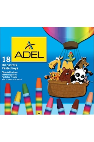 Karton Kutu Pastel Boya 18 Renk 4280857000 Çok Renkli