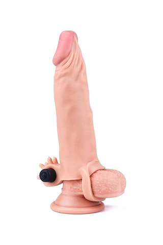 Morgece 4 Cm Uzatmalı Realistik Titreşimli Penis Kılıfı 45727210