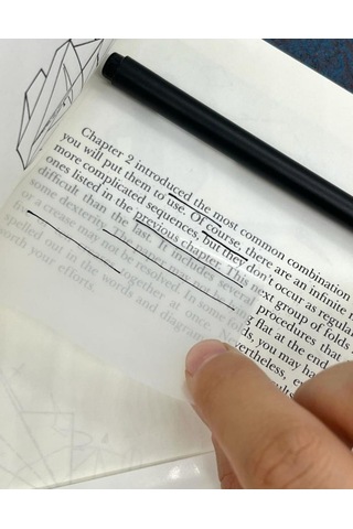 Homix Yapışkanlı Şeffaf Post-ıt Not Kağıdı L-3