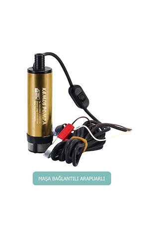 Kızılırmak 12 Volt Alüminyum Dalgıç Tipi Sıvı Aktarma Pompası Fi