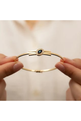 Sembolgold Mineli Light Kaburga Kelepçe T13074 Renkli Çok Renkli