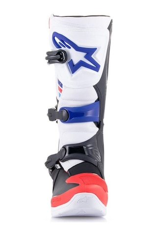 Alpinestars Tech 3 Kros Motosiklet Botu Kırmızı Mavi