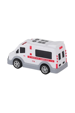 Urt004-01 Şehrin Kırılmazları Sürtmeli Ambulans -birlikt - 1 Adet Kırmızı