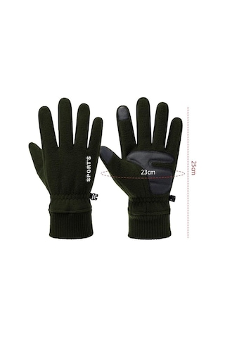 Single Sword Dokunmatik Polar Eldiven 001 Haki