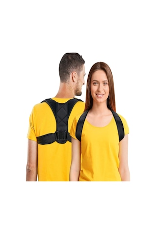 Multiflexpro Spor Kamburluk Önleyici Dik Duruş Korsesi Siyah