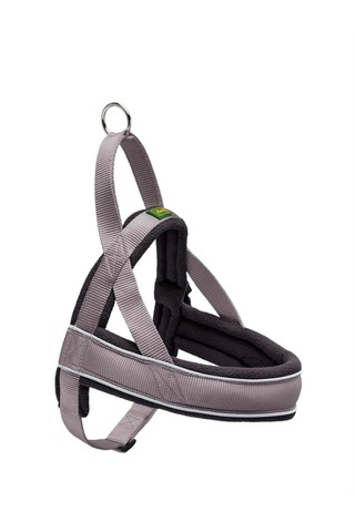 Hunter Racing Norveç Tipi Köpek Göğüs Tasması 52-62 Cm Gri/siyah Gri-siyah