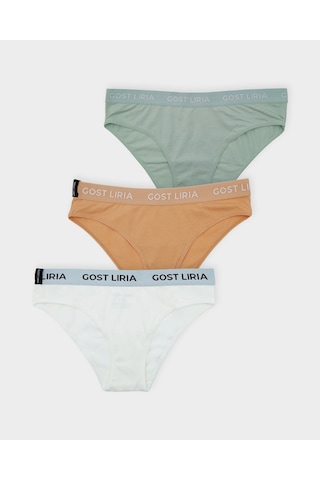 Gost Liria Pearl Kadın Slip 3 Lü Paket - Çok Renkli Çok Renkli