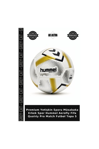 Premium Yetişkin Sporu Müsabaka Erkek Spor Hummel Aerofly Fifa Qualıty Pro Match Futbol Topu 5 Çok Renkli
