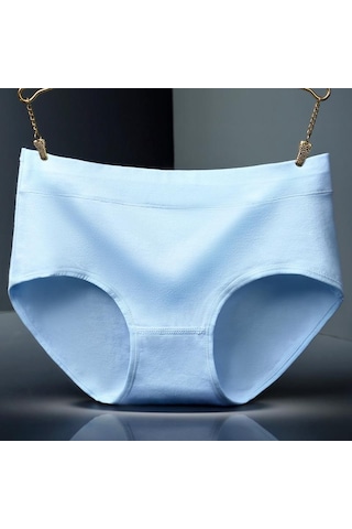 Amarant Orta Bel Kadın Saf Pamuk Nefes Alabilir Ve Moda Basit Düz Renk Üçgen Büyük Boy Saf Pamuk Kadın İç Çamaşırı Fuşya