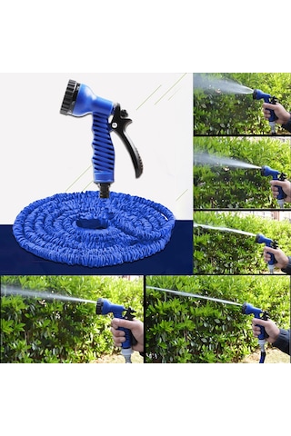 Sones Dayanıklı Esnek Çift Katmanlı Su Borusu Su Hortumu, Uzunluk: 5,7 M-15 M Ab Standardı Mavi