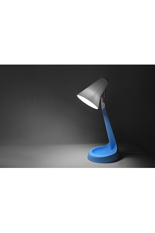 Ders Çalışma Kitap Okuma Mavi Masa Lambası Hareketli Başlık