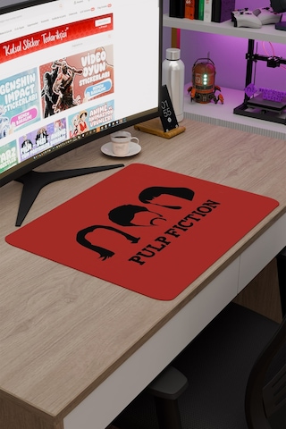 Pulp Fiction Ucuz Roman Tarantino V3 48x40 Xl Gaming Kauçuk Kaymaz Taban Mouse Pad Fare Altlığı