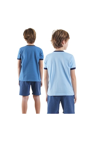 Denokids Rawr Erkek Çocuk 2'li T-shirt Takım Renkli Çok Renkli