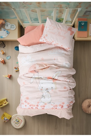 Cotton Box Bebek Nevresim Takımı Rapeti Somon