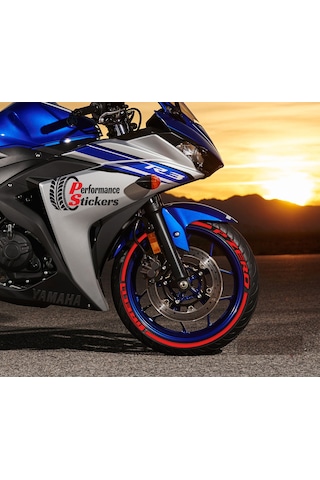 Pzero Motorsiklet Lastik Yazısı Sticker 4 Adet