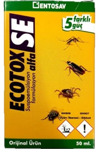Entosav Ecotox Alfa SE Genel Haşere İlacı 50 ML