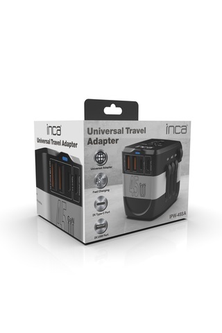 Ipw-45sa 45w Pd Hızlı Şarjlı Universal Seyahat Adaptörü 150+ Ül