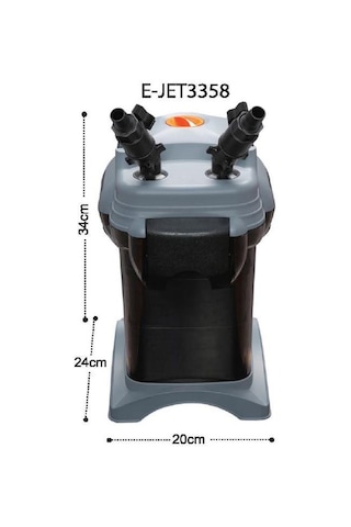 E-Jet 3358 Akvaryum Dış Filtre 6.4 Watt 1000 Lt/S