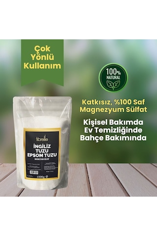 Fibrelle İngiliz Tuzu Epsom Tuzu 1 KG