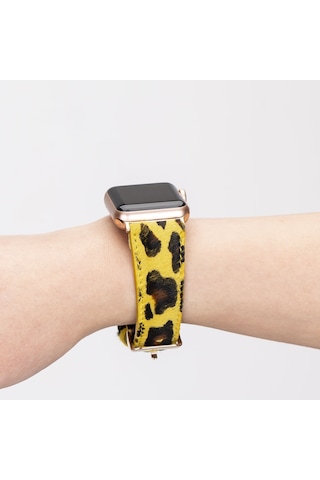 Apple Uyumlu Watch Deri Kordon 42-44-45mm Leo61