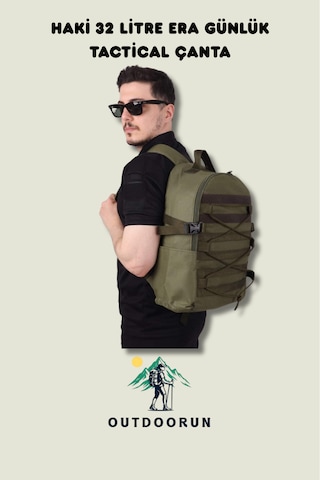 Outdoorun Haki 32 Litre Günlük Tactical Çanta Haki