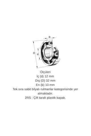 Ors 6201 2rs G100 C3 Bilya 12x32x10