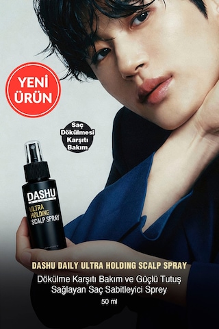 Dökülme Karşıtı Bakım&güçlü Sabitleme Sunan Saç Spreyi Dashu Daily Ultra Holding Scalp Spray 50 Ml