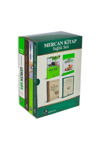 Mercan Sağlık Seti - Gerçek Şifa Doğu Tıbbı Nebevi Tıp Şifa Hazinesi - 4 Kitap Kutulu Set - Derya Düzgün - Mercan Kitap