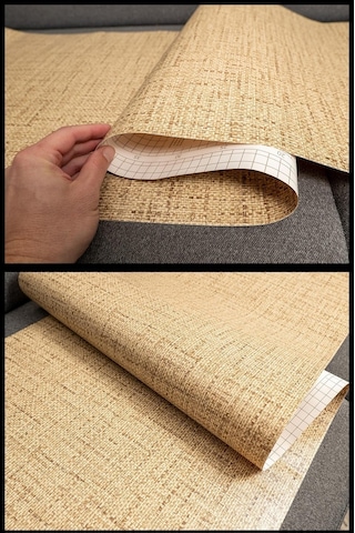 Ecce EFL128 Desenli Kendiliginden Yapışkanlı Kaplama Folyosu 45 CM x 2 MT