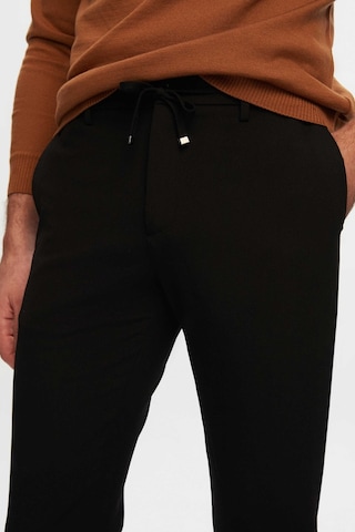 D'S Damat Slim Fit Beli Lastikli Bağcıklı Fermuarlı Likralı Rahat Jogger Pantolon 2HC03ORTJGR01 Siyah