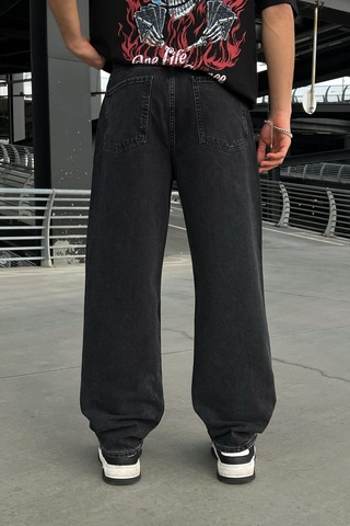 Flaw Basic Baggy Jean Antrasit Antrasit