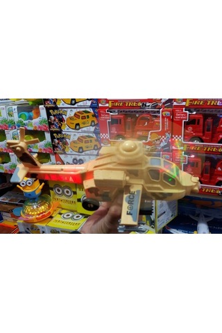 Oyuncak Helikopter 28 Cm Pilli Sesli Işıklı Oyuncak Helikopter