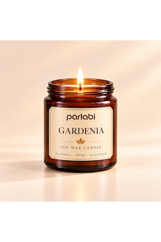 Gardenya Kokulu Mum %100 Soya Wax Amber