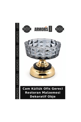 Cam Küllük Ofis Gereci Restoran Malzemesi Dekoratif Obje Şeffaf
