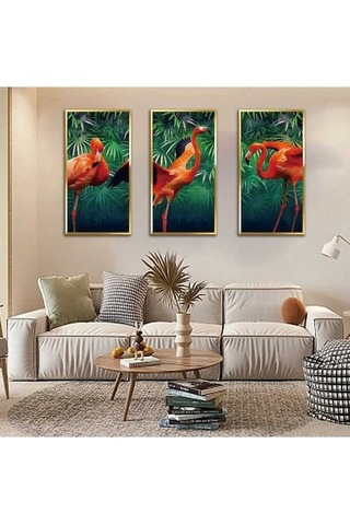 Dancemonkey 4 Adet 3d Bitki Çıkartması - Su Geçirmez, Kolay Yapıştırılabilir Vinil Dekor 30x30cm, Çok Renkli Çok Renkli