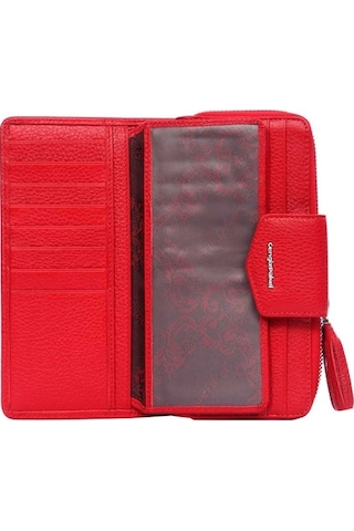 Cengiz Pakel Hakiki Deri Kadın Cüzdan-Portföy 65133-Kırmızı (432624039)-65133-Kırmızı