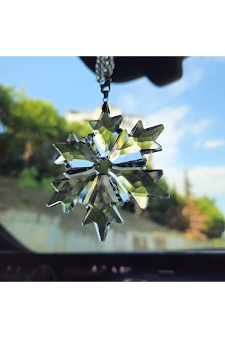 Kristal Araba Dikiz Aynası Süsü E-style Dikiz Aynası Süsü Araba Hediyesi-cam Kristal Kullanımı Yasal Ürün