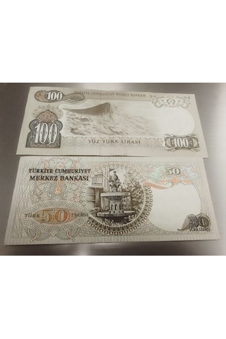 6. Emisyon 50 Ve 100 Türk Lirası Ça