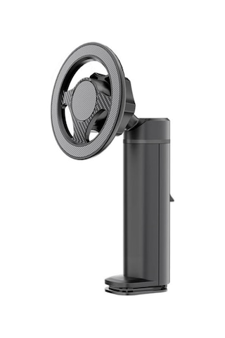 Polham Magsafe Mıknatıslı Açı Ve Yön Ayarlı Sıkıştırmalı Masaüstü Telefon Tutucu, Sehpa, Koltuk Uyumlu